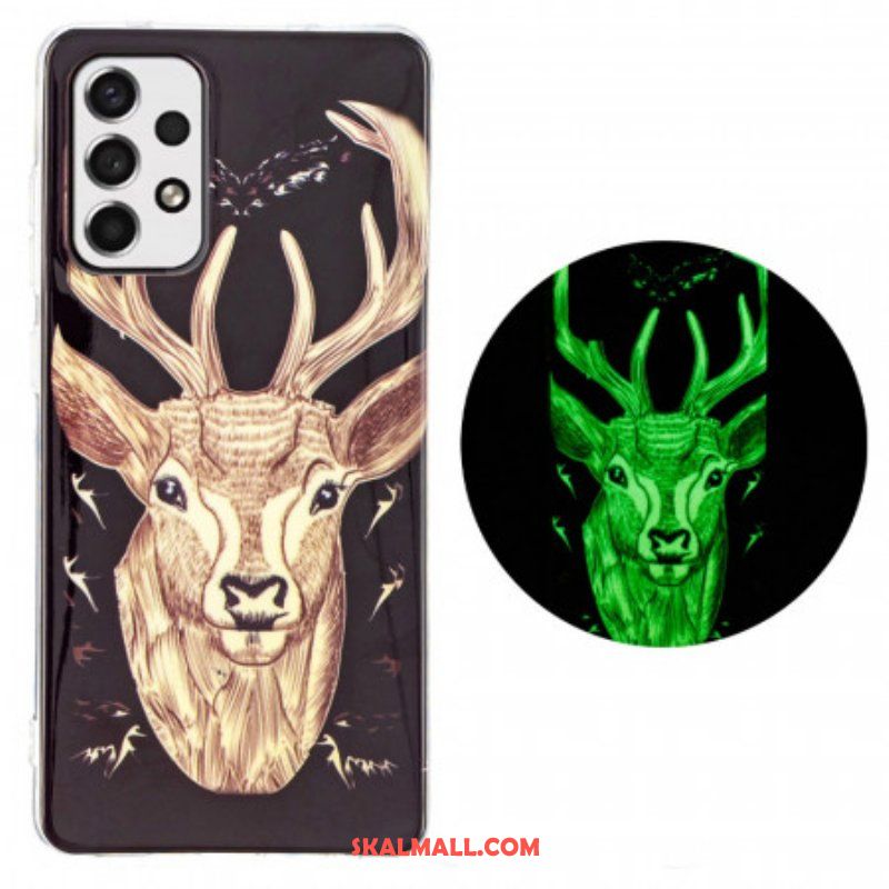 Skal Samsung Galaxy A53 5G Fluorescerande Majestic Deer