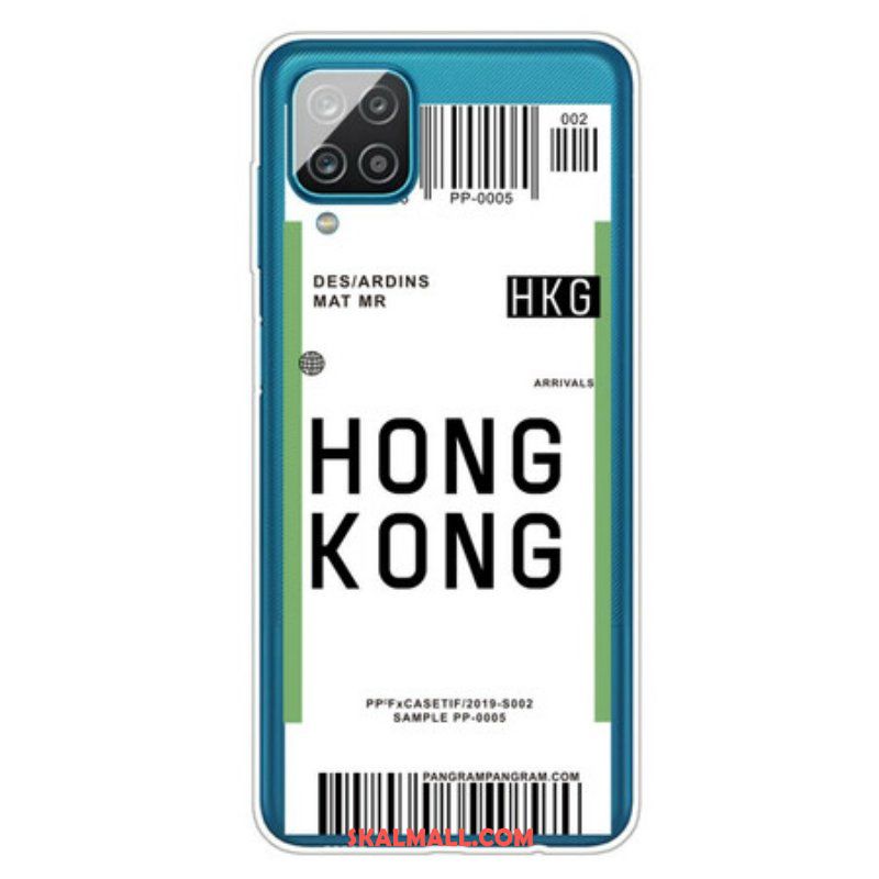 Skal Samsung Galaxy M12 / A12 Boardingkort Till Hong Kong