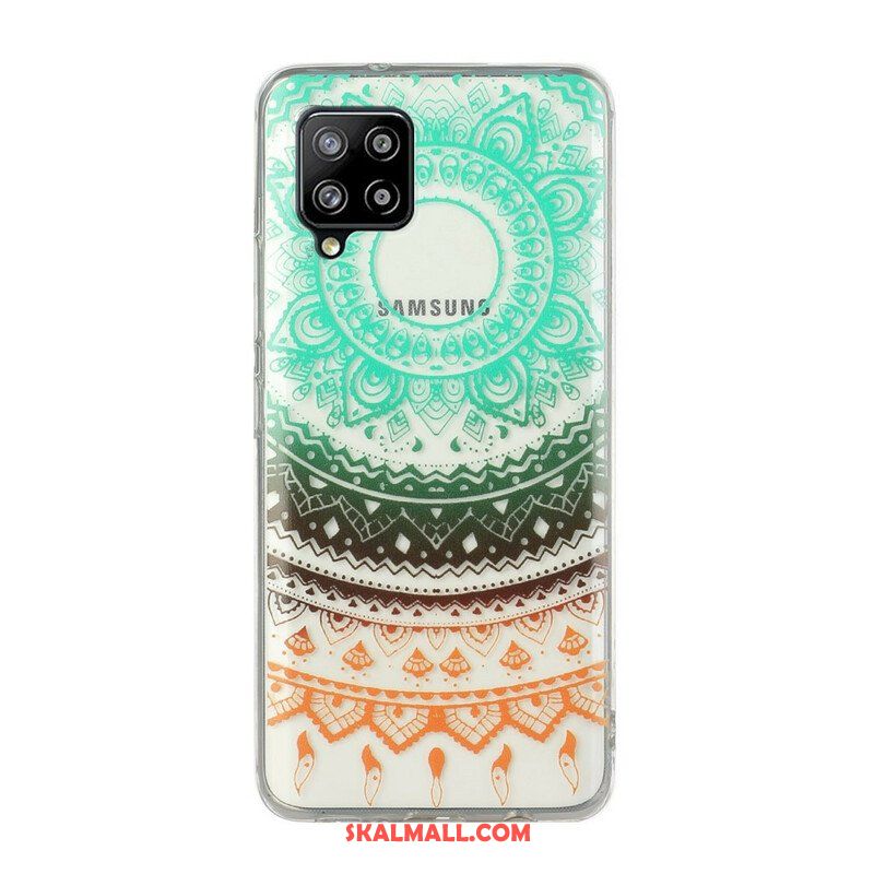 Skal Samsung Galaxy M12 / A12 Sömlösa Blommor Mandala