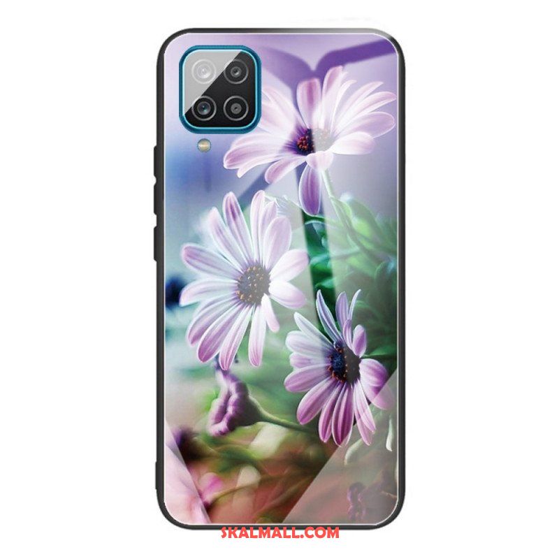 Skal Samsung Galaxy M32 Härdat Glas Blommor
