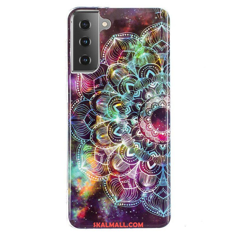Skal Samsung Galaxy S21 5G Fluorescerande Blommig Serie