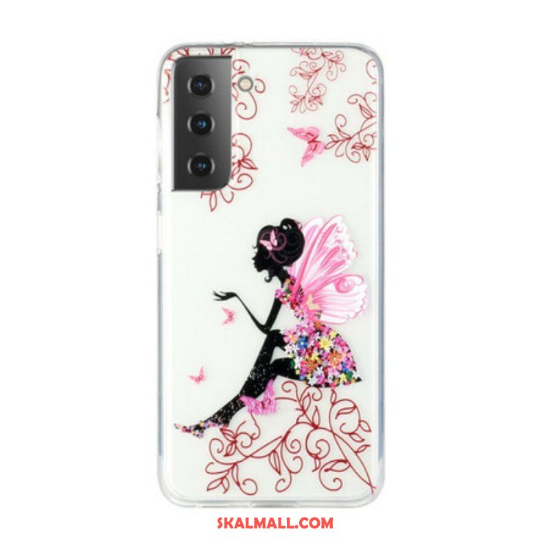 Skal Samsung Galaxy S21 5G Transparent Flower Fairy