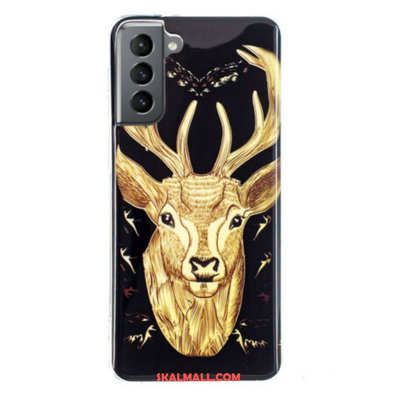 Skal Samsung Galaxy S21 FE Fluorescerande Majestic Deer