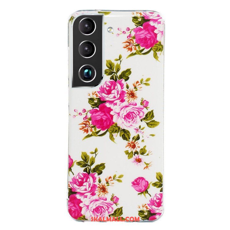 Skal Samsung Galaxy S22 5G Fluorescerande Liberty Flowers