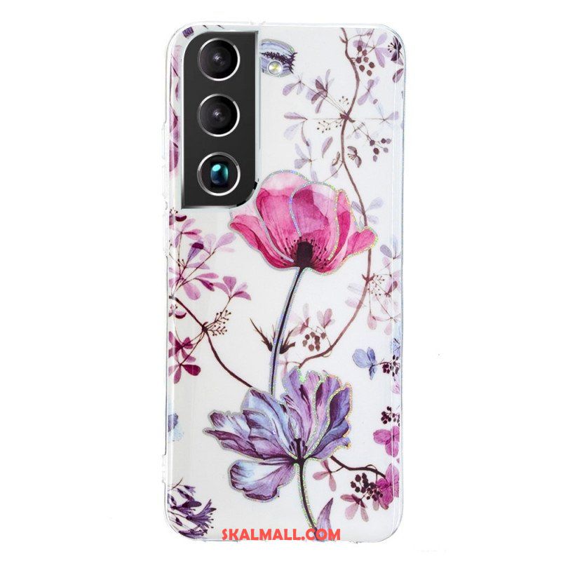 Skal Samsung Galaxy S22 Plus 5G Marmorerade Blommor