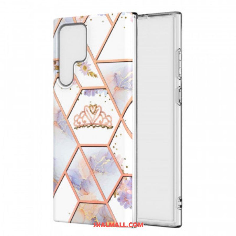 Skal Samsung Galaxy S22 Ultra 5G Marmorerad Krona