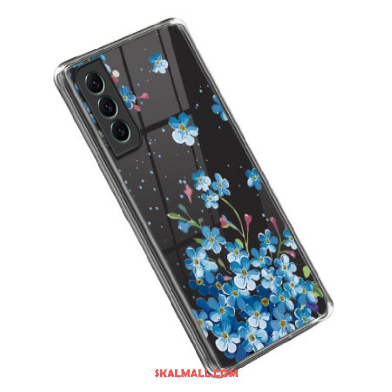 Skal Samsung Galaxy S23 Plus 5G Blå Blommor