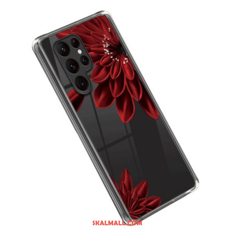 Skal Samsung Galaxy S23 Ultra 5G Röda Blommor