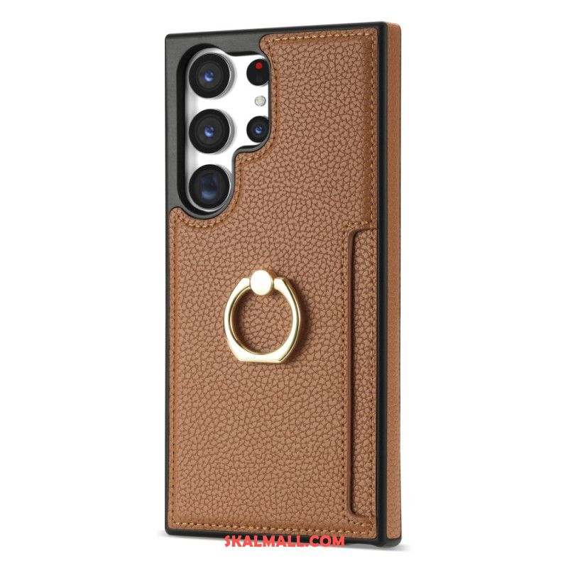Skal Samsung Galaxy S24 Ultra 5g Telefonfodral Med Ring-support Och Plånbok