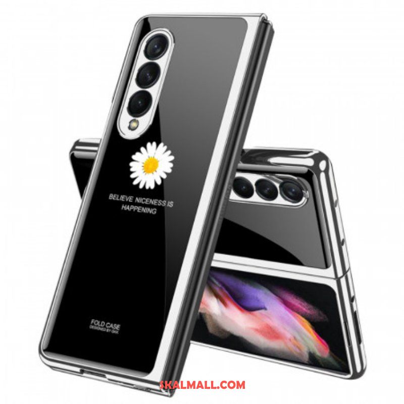 Skal Samsung Galaxy Z Fold 3 5G Daisy Härdat Glas Gkk