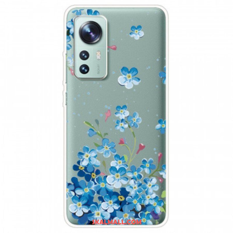 Skal Xiaomi 12 / 12X Bukett Blå Blommor