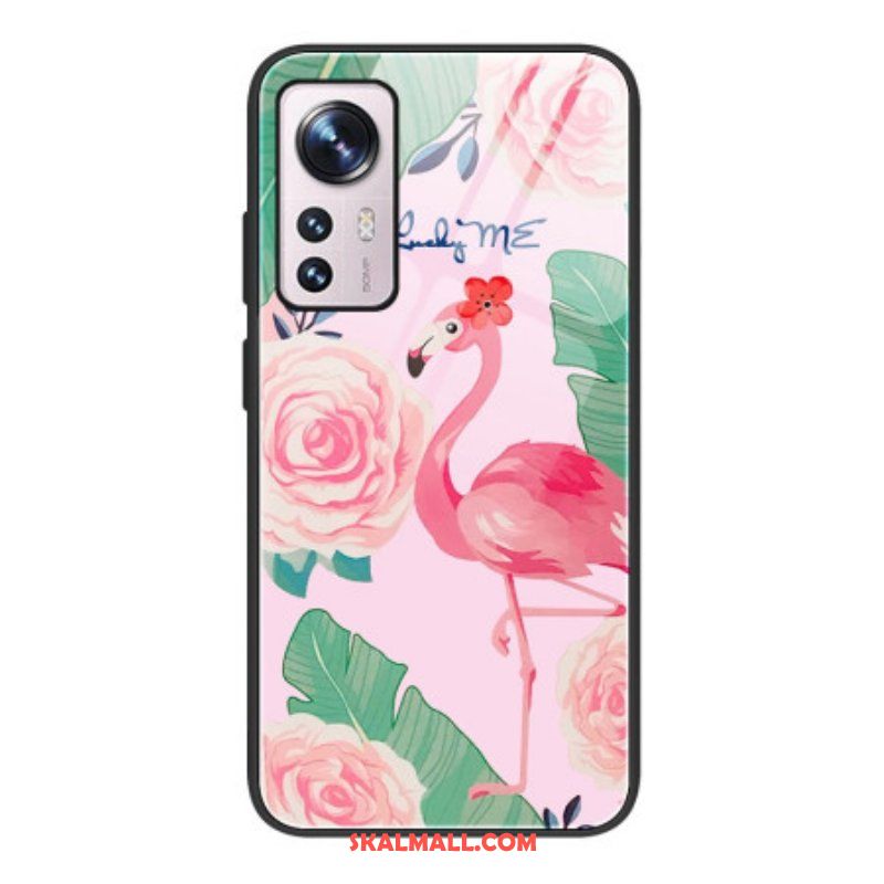 Skal Xiaomi 12 / 12X Flamingo Härdat Glas