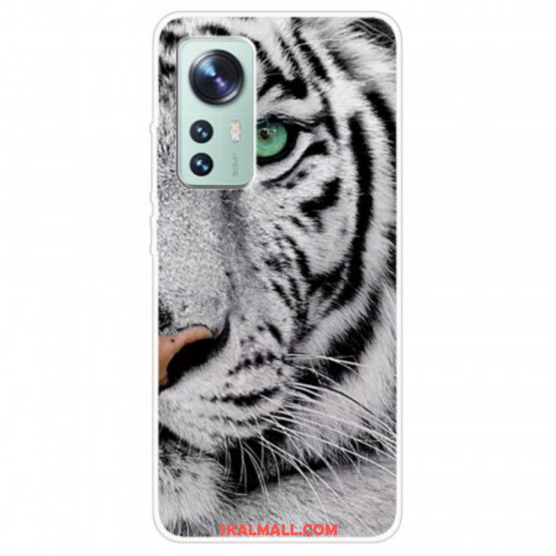 Skal Xiaomi 12 Pro Vit Tiger