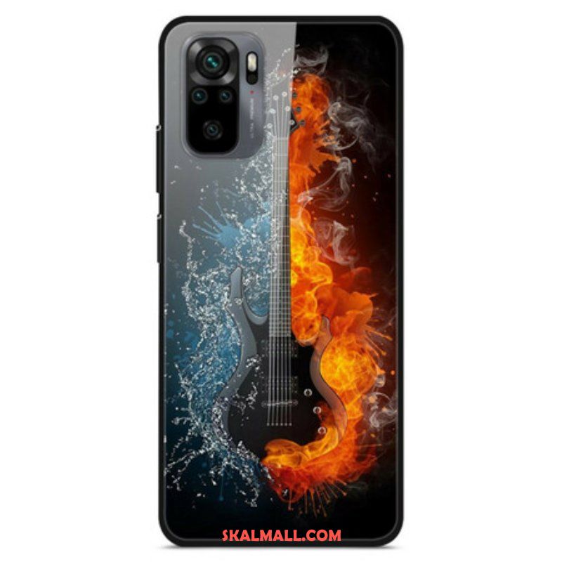 Skal Xiaomi Redmi Note 10 / 10S Gitarr I Härdat Glas