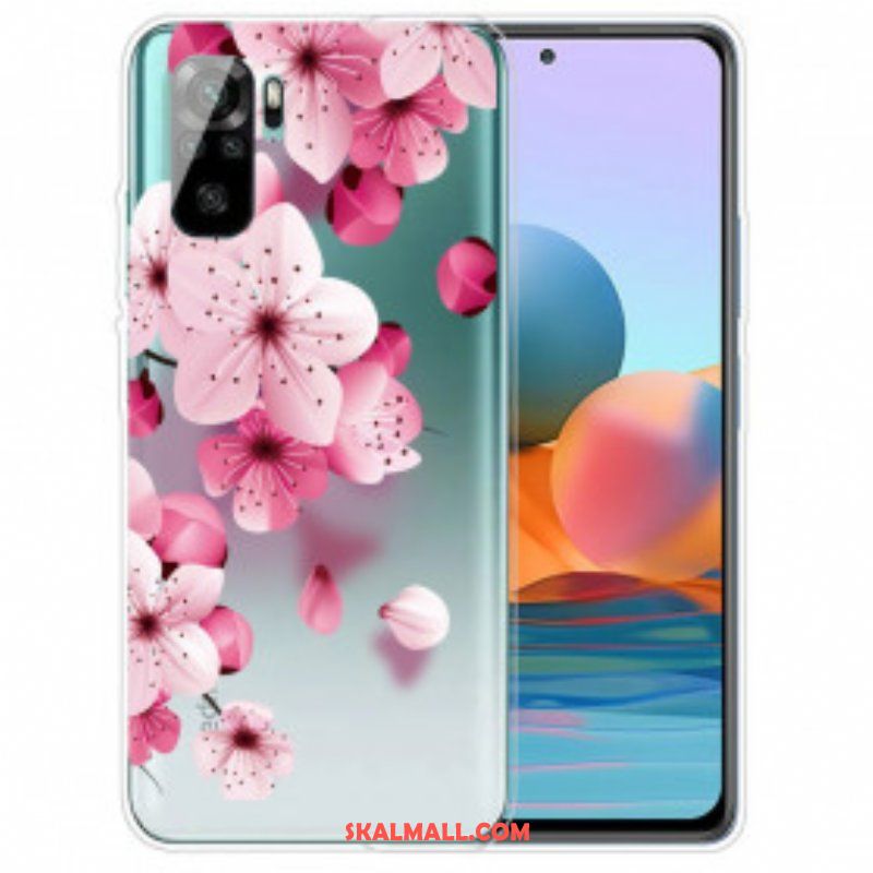 Skal Xiaomi Redmi Note 10 / 10S Små Rosa Blommor