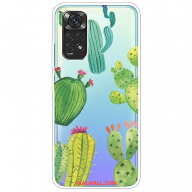 Skal Xiaomi Redmi Note 11 / 11S Akvarell Kaktusar