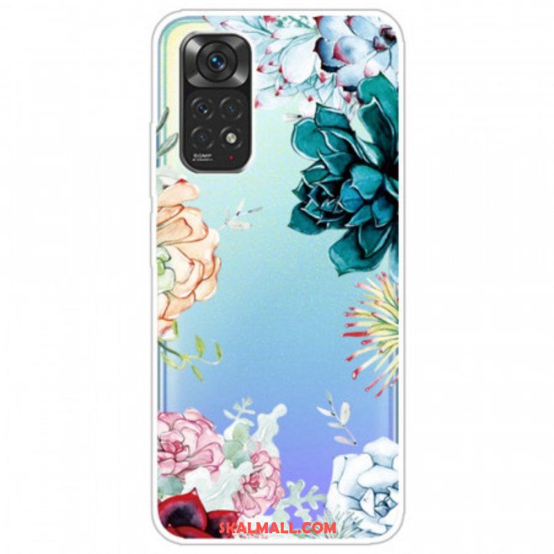 Skal Xiaomi Redmi Note 11 / 11S Sömlös Akvarell Blommor