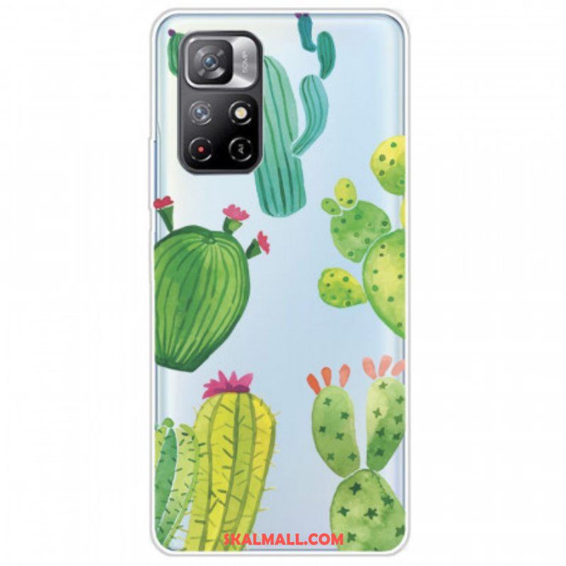 Skal Xiaomi Redmi Note 11 Pro Plus 5G Akvarell Kaktusar