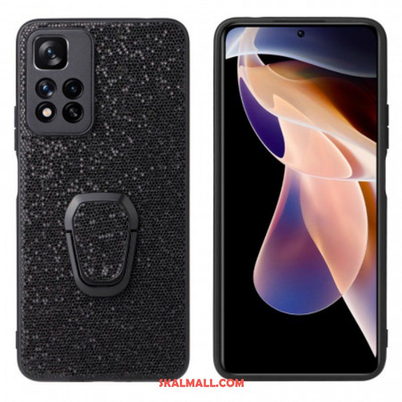 Skal Xiaomi Redmi Note 11 Pro Plus 5G Glitter Ring-bracket