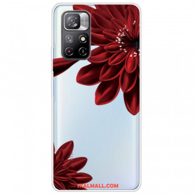 Skal Xiaomi Redmi Note 11 Pro Plus 5G Röda Blommor