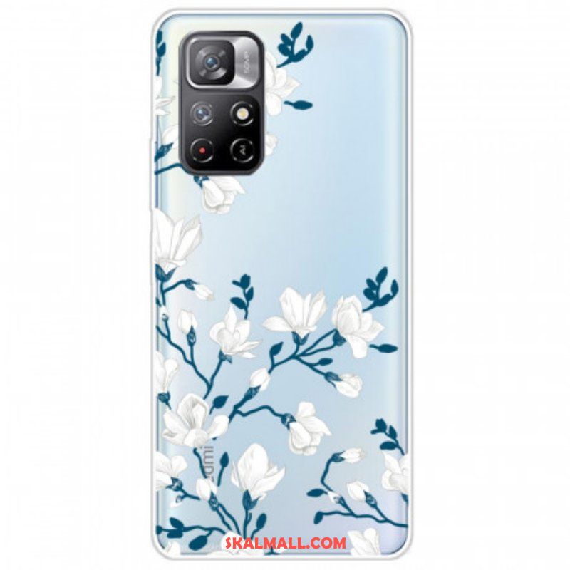 Skal Xiaomi Redmi Note 11 Pro Plus 5G Vita Blommor