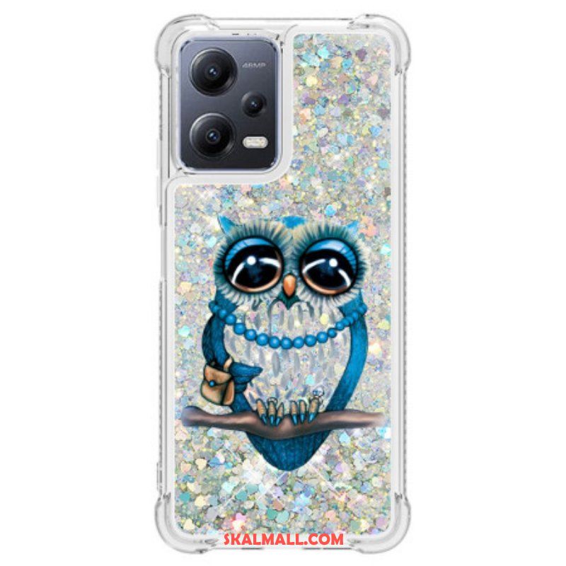 Skal Xiaomi Redmi Note 12 5G Paljetter Miss Owl