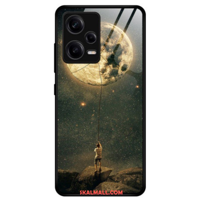 Skal Xiaomi Redmi Note 12 Pro Moon Man Härdat Glas