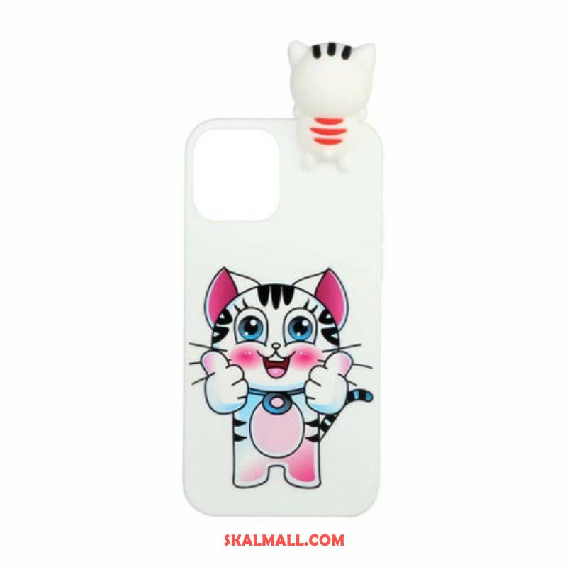 Skal iPhone 13 Mini 3d Cat Fun