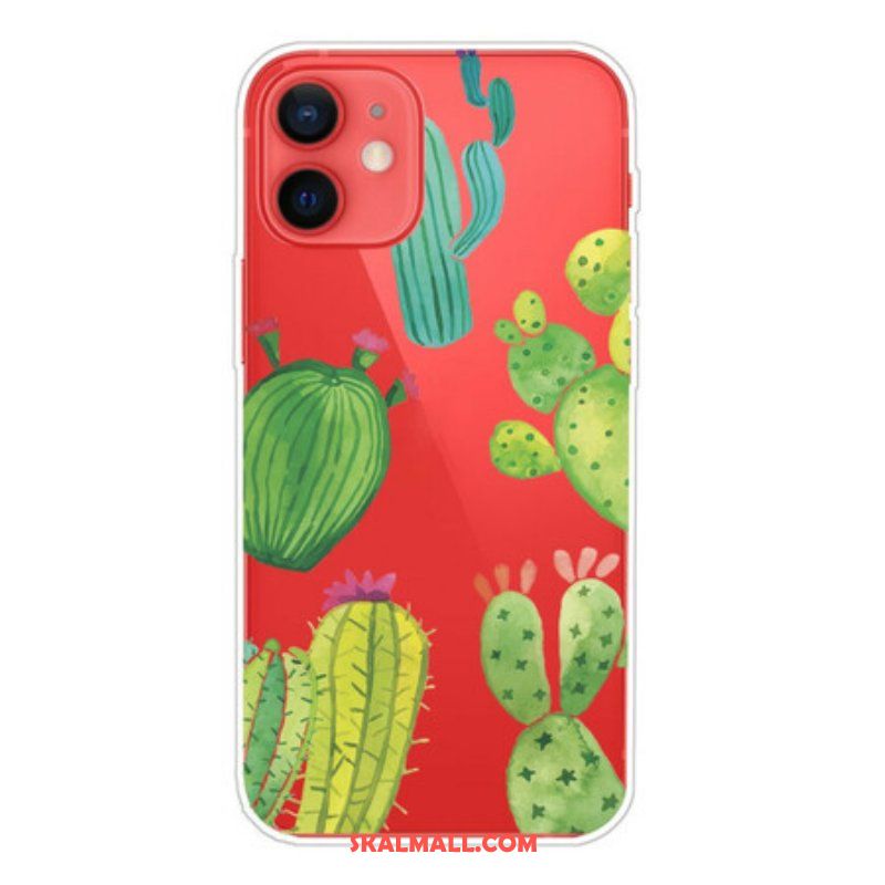 Skal iPhone 13 Mini Akvarell Kaktusar