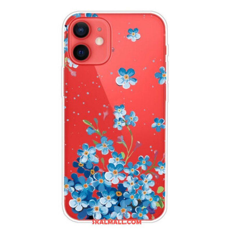 Skal iPhone 13 Mini Bukett Blå Blommor