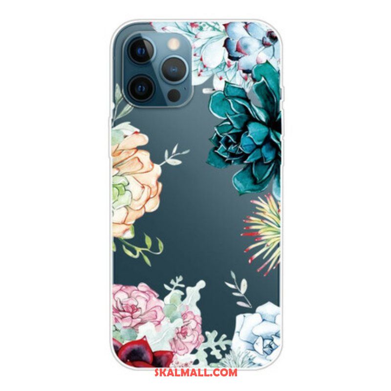 Skal iPhone 13 Pro Akvarell Blommor Topp
