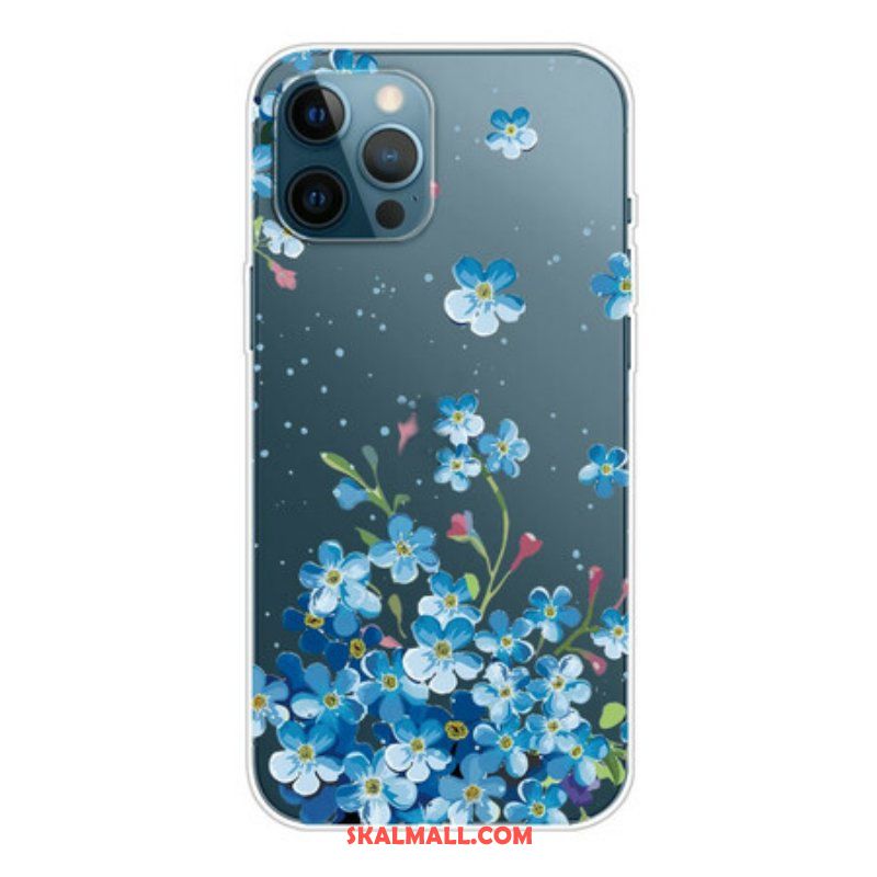 Skal iPhone 13 Pro Bukett Blå Blommor