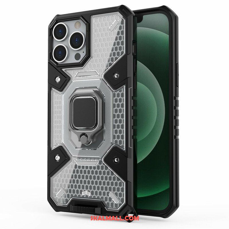 Skal iPhone 13 Pro Max Honeycomb Med Ring