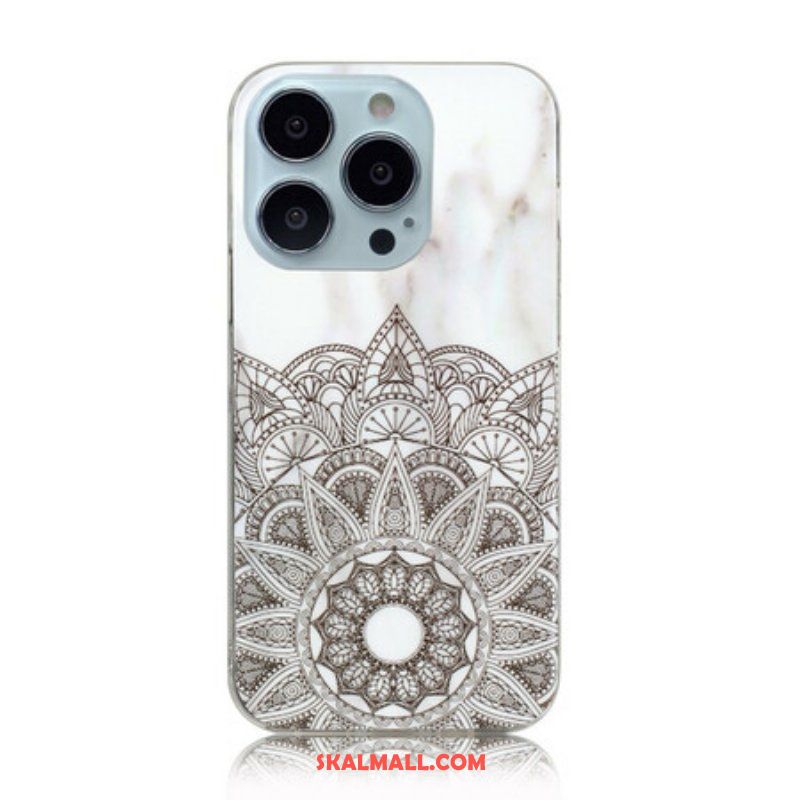 Skal iPhone 13 Pro Max Marmorerad Mandala