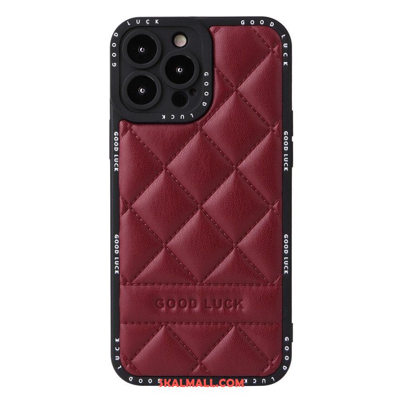 Skal iPhone 14 Pro Lycka Till Quilted