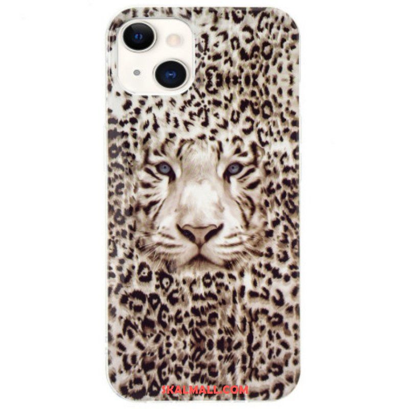 Skal iPhone 15 Plus Fluorescerande Leopard