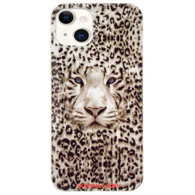 Skal iPhone 15 Plus Fluorescerande Leopard