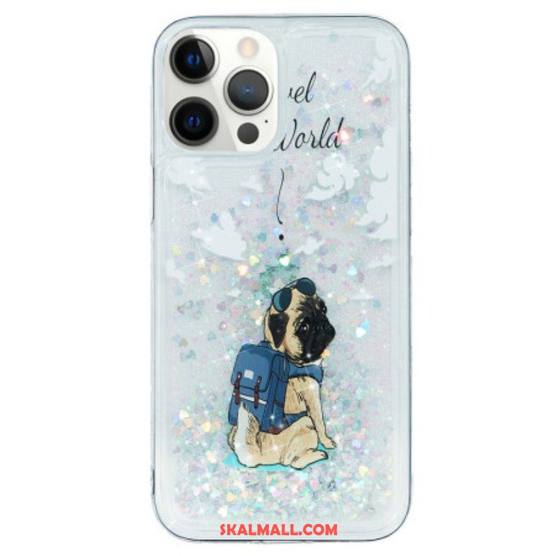 Skal iPhone 15 Pro Glitterhund