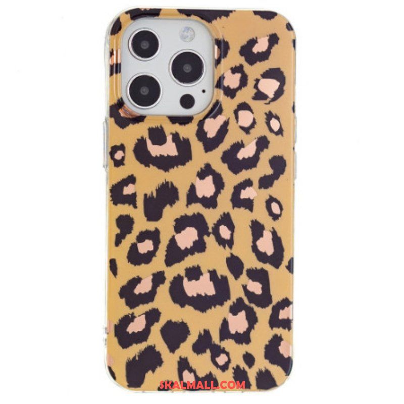 Skal iPhone 15 Pro Leopardmönster