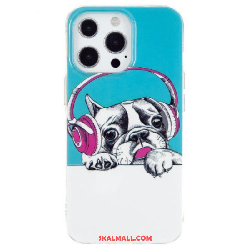 Skal iPhone 15 Pro Max Fluorescerande Hund