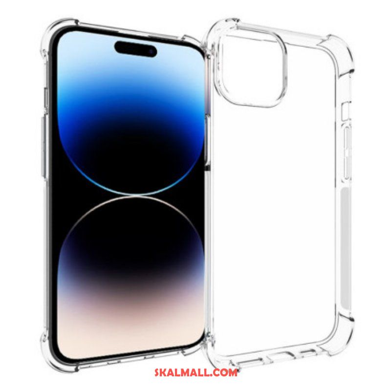 Skal iPhone 15 Transparenta Förstärkta Hörn