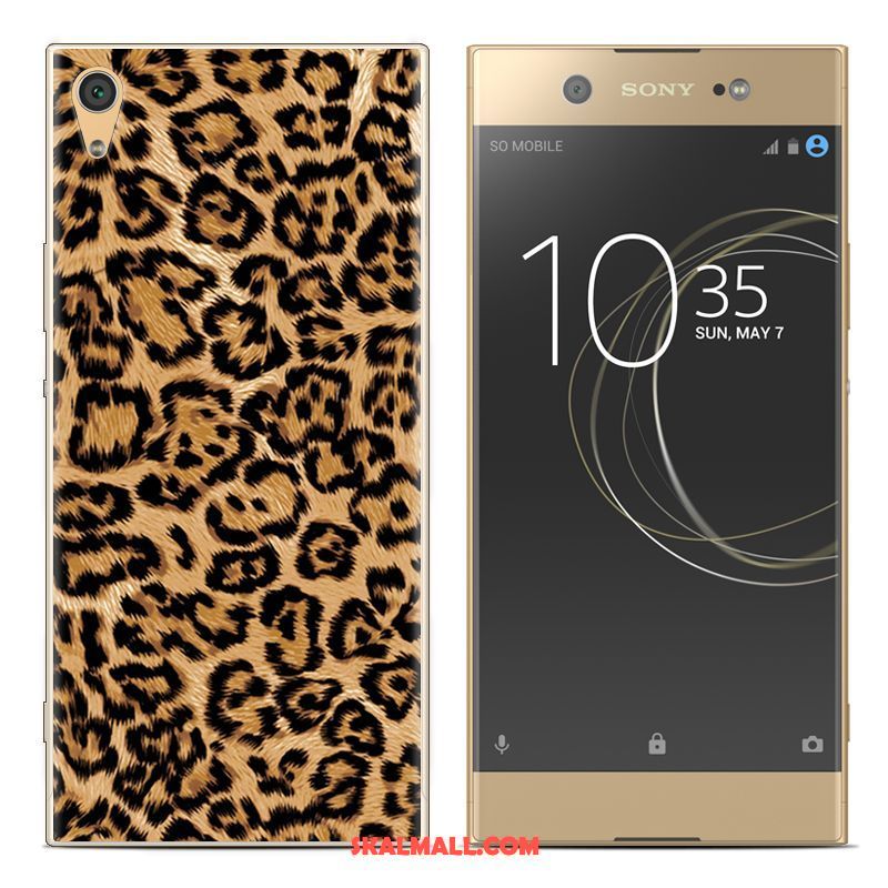 Sony Xperia Xa1 Plus Skal Leopard Mjuk Silikon Kreativa Målade Till Salu