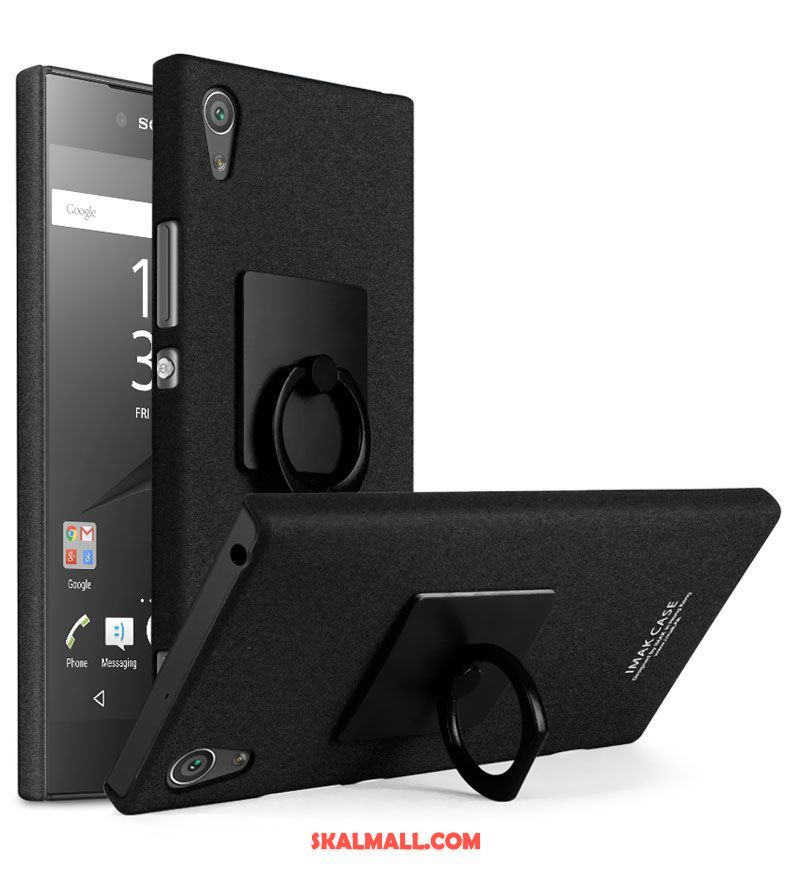 Sony Xperia Xa1 Plus Skal Svart Ring Skydd Nubuck Mobil Telefon Köpa