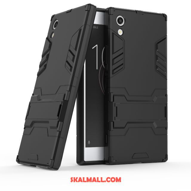Sony Xperia Xa1 Skal Svart Nubuck Mobil Telefon All Inclusive Armor På Nätet
