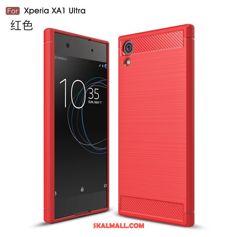Sony Xperia Xa1 Ultra Skal All Inclusive Kostfiber Mjuk Mobil Telefon Röd Köpa