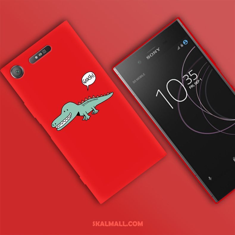 Sony Xperia Xz1 Skal Fallskydd Silikon All Inclusive Mjuk Nubuck Butik