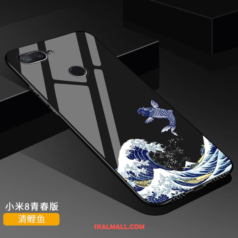 Xiaomi Mi 8 Lite Skal Transparent Kreativa Svart Ungdom Fallskydd Köpa