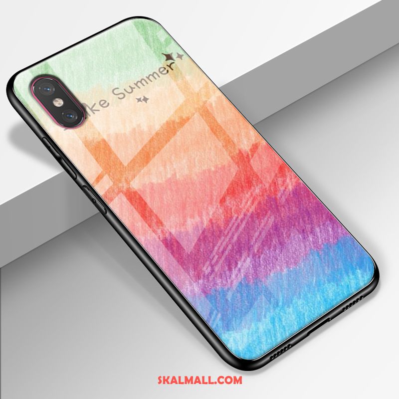 Xiaomi Mi 8 Pro Skal Transparent Skydd Mobil Telefon Rosa Personlighet Fodral Billigt