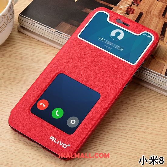 Xiaomi Mi 8 Skal Liten All Inclusive Nubuck Trend Mobil Telefon Rea