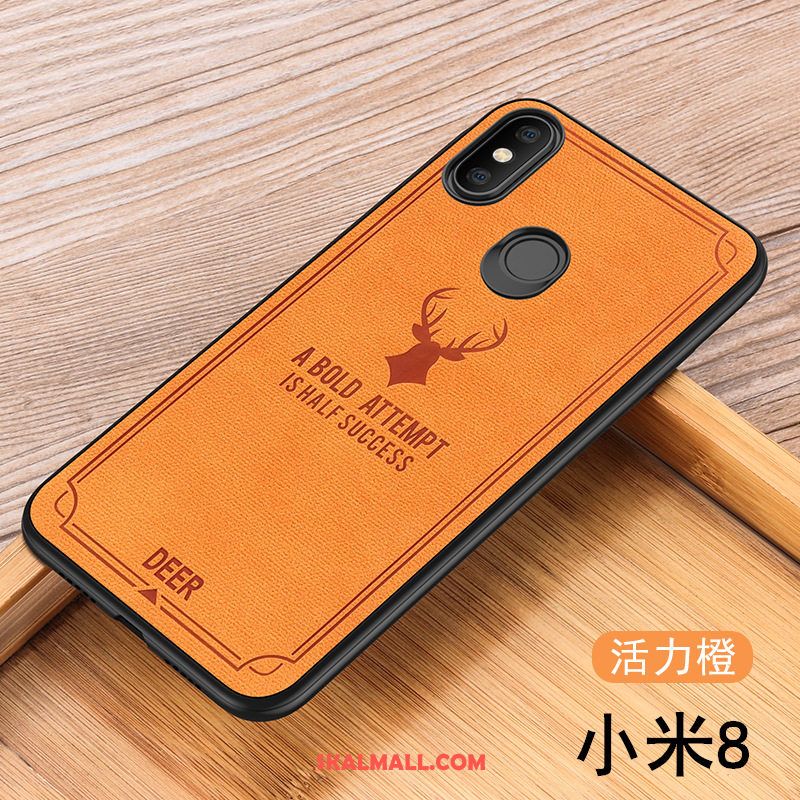 Xiaomi Mi 8 Skal Trend Varumärke Personlighet Fallskydd Orange Liten På Rea